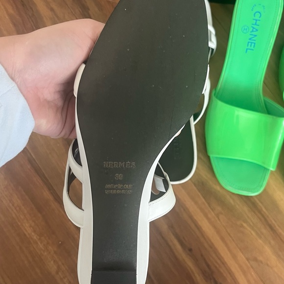 White wedge sandals - Picture 2 of 2